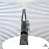 Dior Small Shopping Bag with Silk Scarf, Edged Design, New Arrival from Dior Counter, Limited Edition, Celebrity Style, Premium Quality Imported Fabric