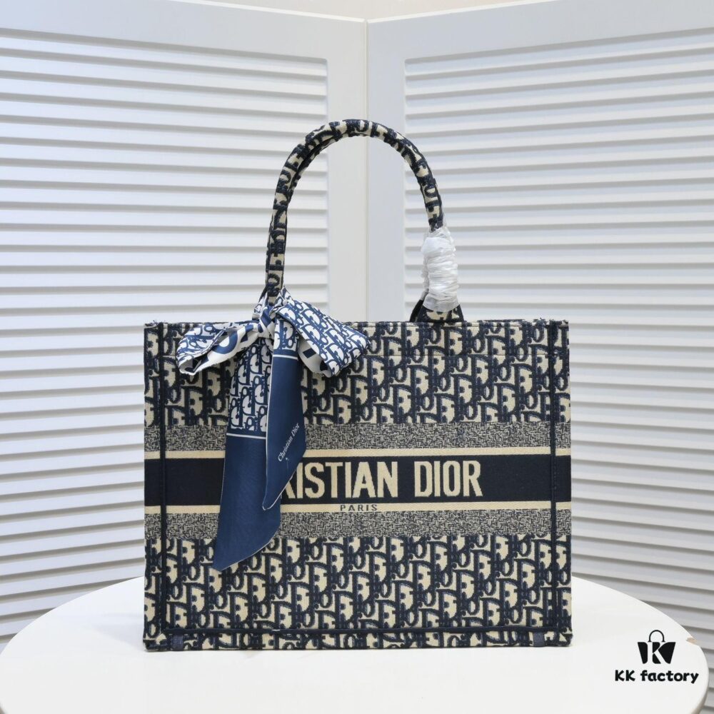 6930a4c16e68136f4d9ac01f Dior Small Shopping Bag with Silk Scarf, Edged Design, New Arrival from Dior Counter, Limited Edition, Celebrity Style, Premium Quality Imported Fabric