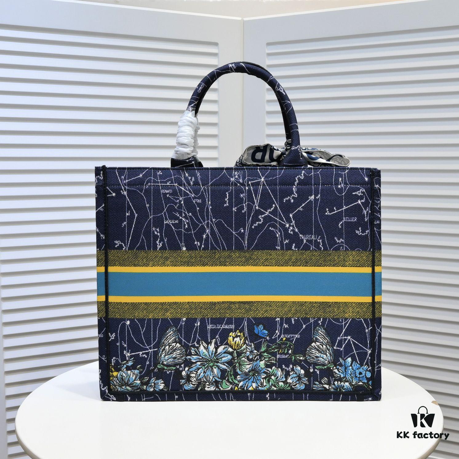 6930a4d06e68136f4d9ac039 Large Size 🔥 Embroidered Edge Dior Shopping Tote with Scarf! Counter Version! Limited Edition Worn by Celebrities! Stylish and Elegant! Premium Imported Fabric, High-End Quality! Can Easily Pass as Authentic! Ideal for Outings with Extra-Large Capacity!