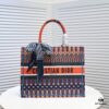 6930a4db6e68136f4d9ac04a Dior Small Shopping Bag with Silk Scarf, Lockstitch, Counter New Arrival, Limited Edition, Celebrity Style