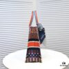 6930a4db6e68136f4d9ac04b Dior Small Shopping Bag with Silk Scarf, Lockstitch, Counter New Arrival, Limited Edition, Celebrity Style
