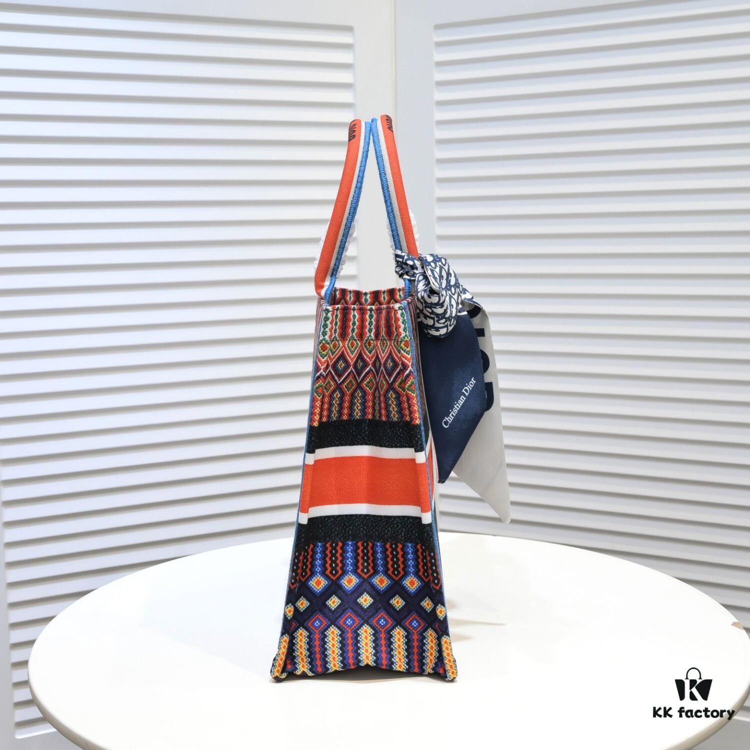 6930a4db6e68136f4d9ac04b Dior Small Shopping Bag with Silk Scarf, Lockstitch, Counter New Arrival, Limited Edition, Celebrity Style