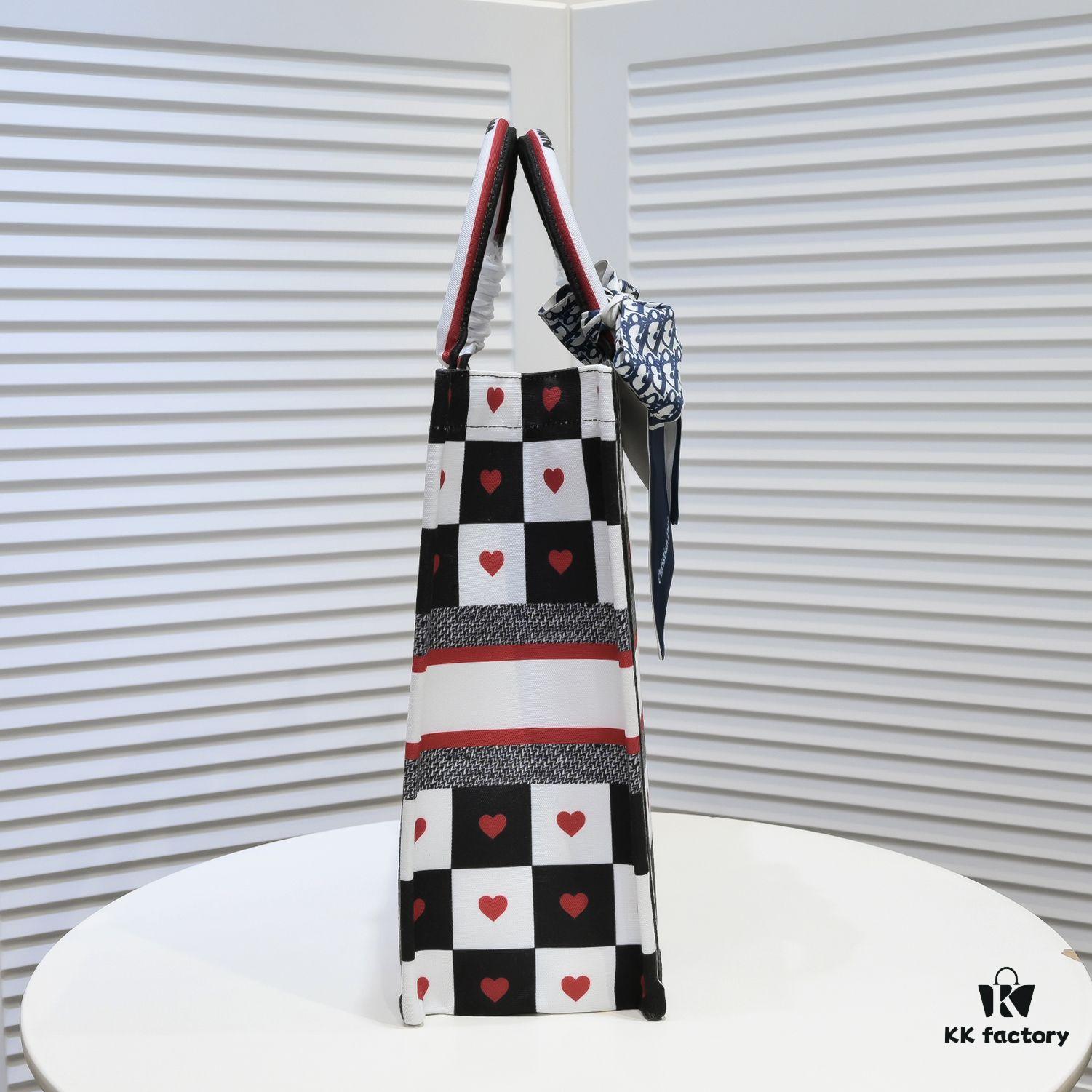 6930a4e06e68136f4d9ac053 Large Size 🔥 Embroidered Edge Dior Shopping Tote Bag! Counter Version! Limited Edition, Celebrity Style, Imported Fabric, High-End Quality, Fits Counter Inspection, Extra Large Capacity, Perfect for Outings