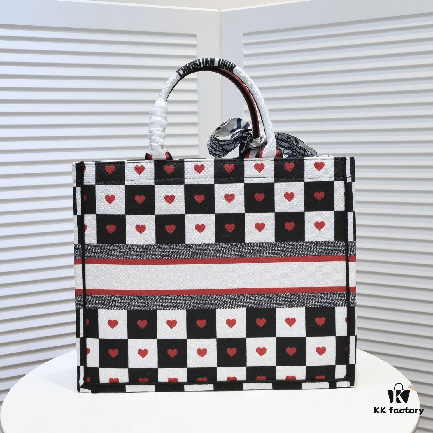 6930a4e06e68136f4d9ac054 Large Size 🔥 Embroidered Edge Dior Shopping Tote Bag! Counter Version! Limited Edition, Celebrity Style, Imported Fabric, High-End Quality, Fits Counter Inspection, Extra Large Capacity, Perfect for Outings