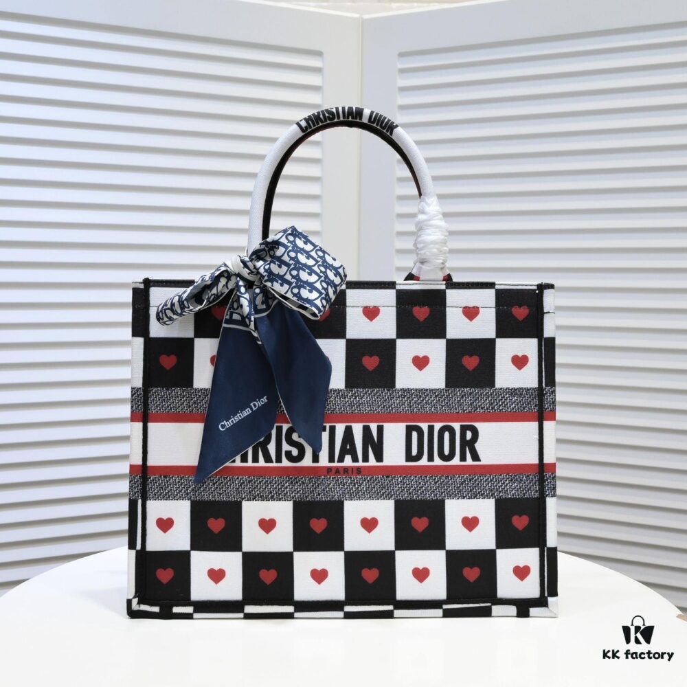 6930a4e56e68136f4d9ac05b Dior Small Shopping Bag with Silk Scarf, Hemmed, New Arrival from Dior Counter, Limited Edition, Celebrity Style, High-End Quality, Imported Fabric