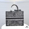 6930a4f76e68136f4d9ac07b Large Size with Silk Scarf 🔥 Embroidered Edging ➔ Dior New Arrival Boutique Shopping Bag! Synchronized with Boutique Release! Limited Edition Worn by Celebrities! Extremely Stylish!