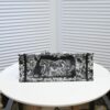 6930a5066e68136f4d9ac092 Dior Small Shopping Bag with Silk Scarf, Bound Edges, Model No. 8034, 36*27*16cm, Imported Fabric, Limited Edition, Celebrity Style