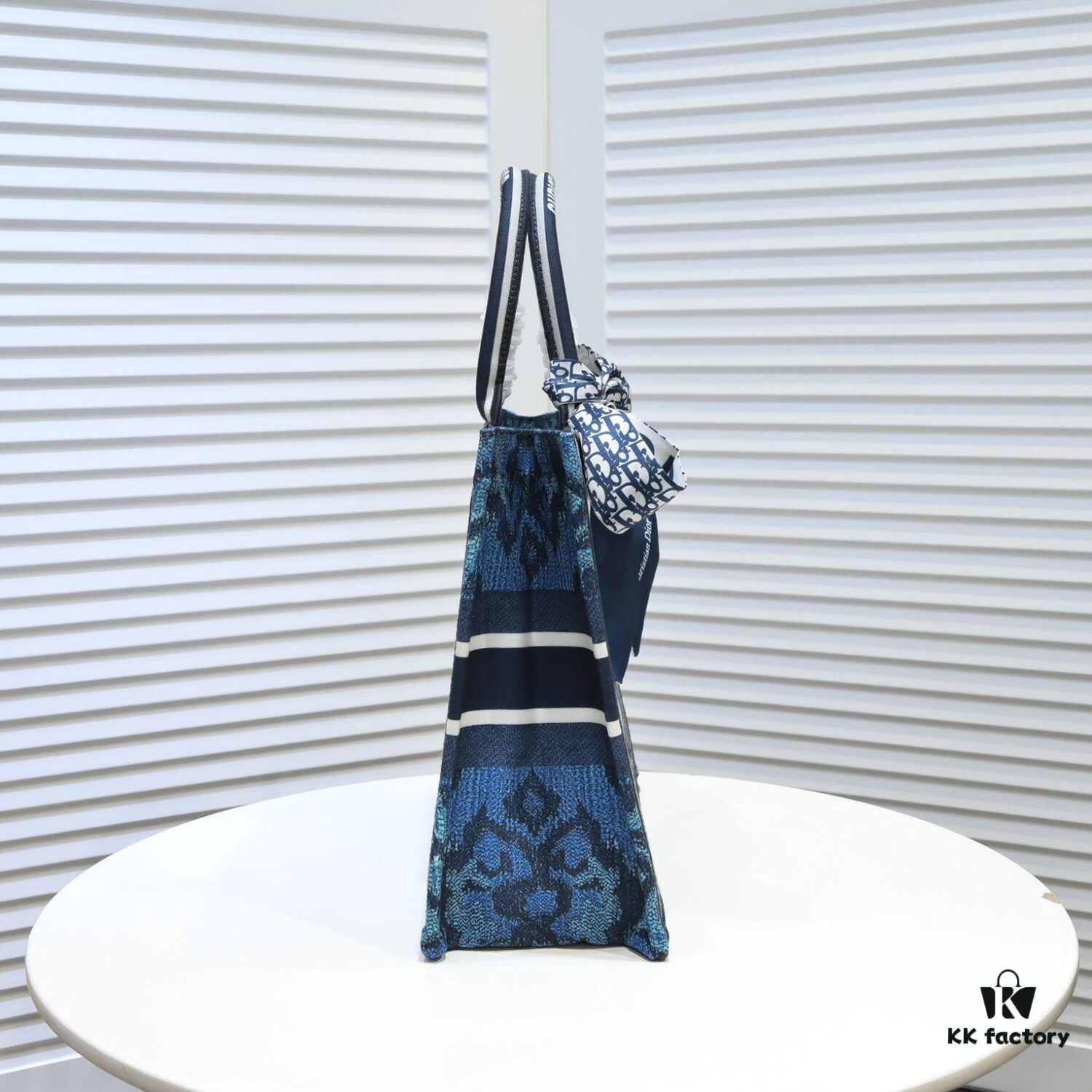 6930a5106e68136f4d9ac0a4 Dior Small Shopping Bag with Silk Scarf, Edged Design - New Arrival from Dior Counter, Limited Edition, Celebrity Style