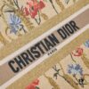 6930a5266e68136f4d9ac0c3 Large Dior Shopping Bag with Embroidery and Stitched Edging - Includes Silk Scarf, Limited Edition, Celebrity Style