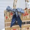 Dior Small Shopping Bag with Silk Scarf, Lockstitch, Counter New Arrival, Limited Edition, Celebrity Style, Imported Fabric, High-End Quality