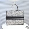 6930a52f6e68136f4d9ac0d4 Large DIOR Dior Shopping Bag with Silk Scarf, Embroidered Edging, Limited Edition, Celebrity Style, High-End Quality