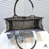 6930a5356e68136f4d9ac0df Dior Small Shopping Bag with Silk Scarf, Hemmed, New Arrival from Dior Counter! Limited Edition, Same as Celebrity Style!