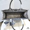 6930a5356e68136f4d9ac0e0 Large DIOR Dior Shopping Bag with Silk Scarf, Embroidered Edging, Limited Edition, Celebrity Style, High-End Quality