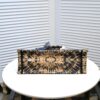 6930a5416e68136f4d9ac0f2 Large Dior Shopping Tote with Silk Scarf, Embroidered Edging, Limited Edition, Celebrity Style, High-End Quality, Imported Fabric