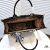 6930a5466e68136f4d9ac0fc Large Dior Shopping Tote with Silk Scarf, Embroidered Edging, Limited Edition, Celebrity Style, High-End Quality, Imported Fabric