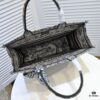 6930a54f6e68136f4d9ac10b Large DIOR Dior Store New Shopping Bag with Scarf, Embroidered Edging, Limited Edition, Celebrity Style, High-End Quality