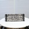 Dior Small Shopping Bag with Silk Scarf, Hemmed, Limited Edition, Celebrity Style, Imported Fabric, High-End Quality