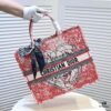 6930a5576e68136f4d9ac11c Large Size 🔥 Embroidered Edge Dior Shopping Tote – Official Store New Arrival, Limited Edition, Celebrity Style, Comes with Scarf