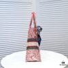 6930a55a6e68136f4d9ac11f Dior Small Shopping Bag with Silk Scarf, Hemmed, New Arrival from Dior Counter, Limited Edition, Celebrity Style