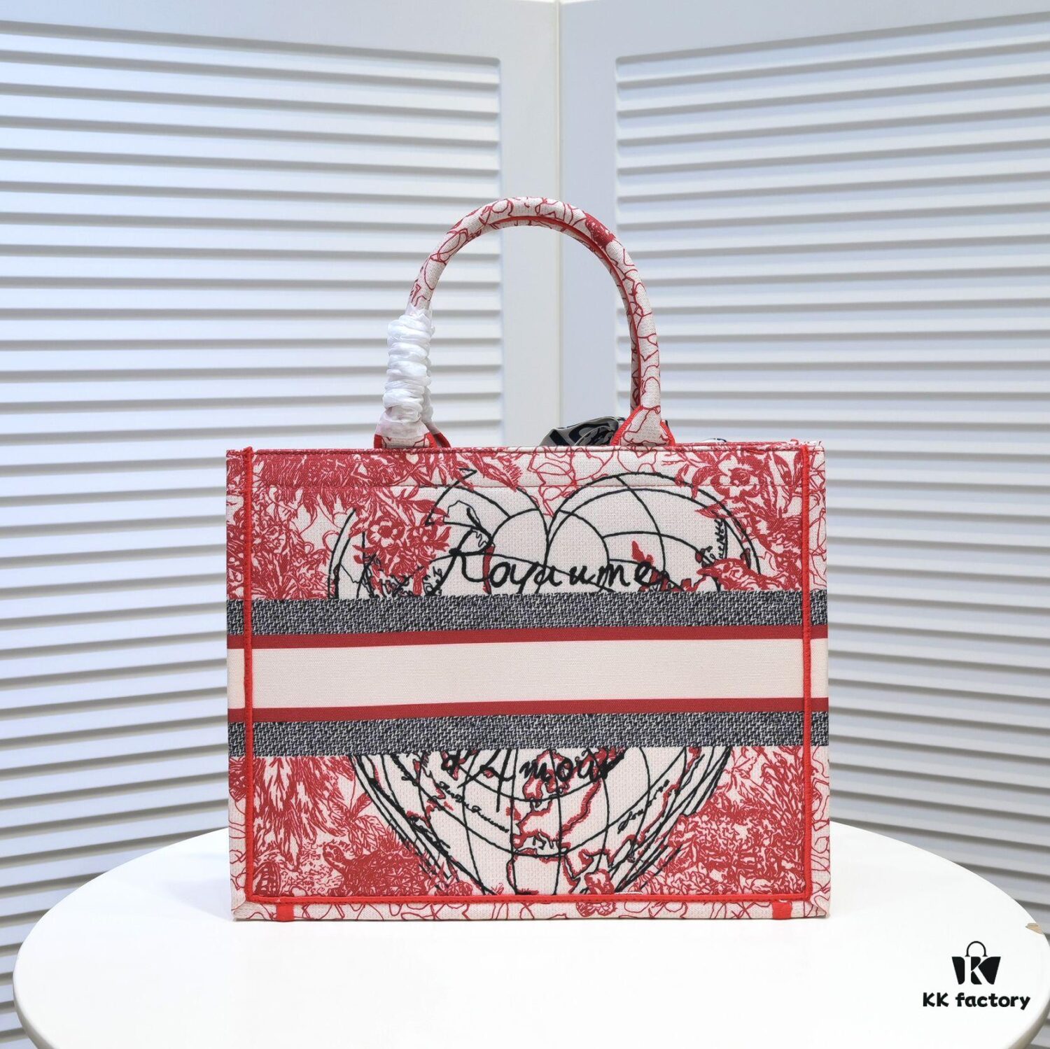 6930a55b6e68136f4d9ac123 Dior Small Shopping Bag with Silk Scarf, Hemmed, New Arrival from Dior Counter, Limited Edition, Celebrity Style