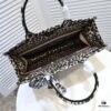 6930a5626e68136f4d9ac130 Large Size 🔥 Embroidered Edge Dior New Arrival Boutique Shopping Bag! Limited Edition, Same as Celebrity Style!