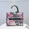 6930a56e6e68136f4d9ac147 Dior Small Shopping Bag with Silk Scarf, Bound Edges, New Arrival from Dior Counter, Limited Edition, Celebrity Style