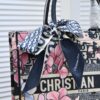6930a5726e68136f4d9ac149 Dior Small Shopping Bag with Silk Scarf, Bound Edges, New Arrival from Dior Counter, Limited Edition, Celebrity Style