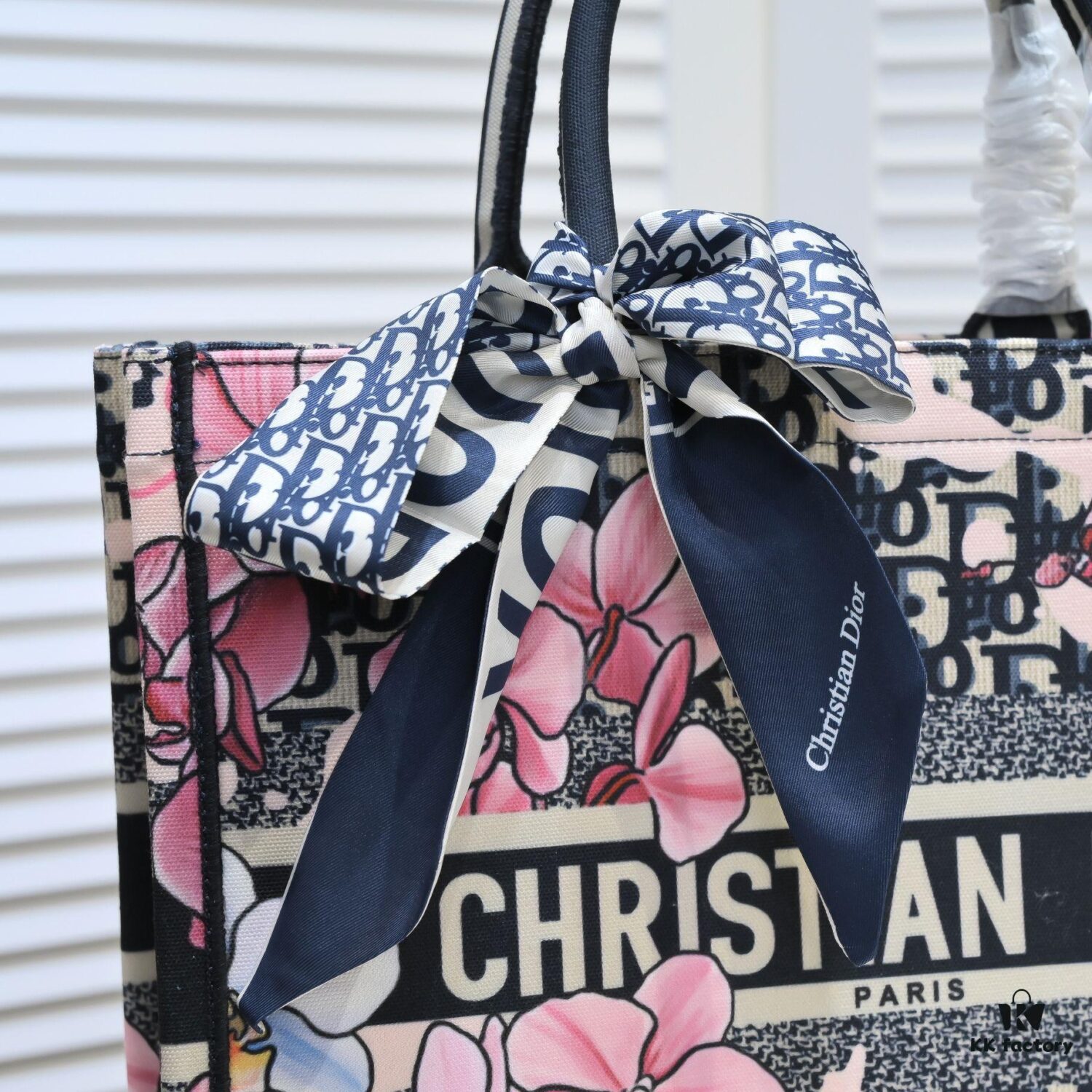 6930a5726e68136f4d9ac149 Dior Small Shopping Bag with Silk Scarf, Bound Edges, New Arrival from Dior Counter, Limited Edition, Celebrity Style