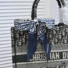 6930a5916e68136f4d9ac180 Dior Small Shopping Bag with Silk Scarf, Bound Edges, New Arrival from Dior Counter, Limited Edition, Celebrity Style