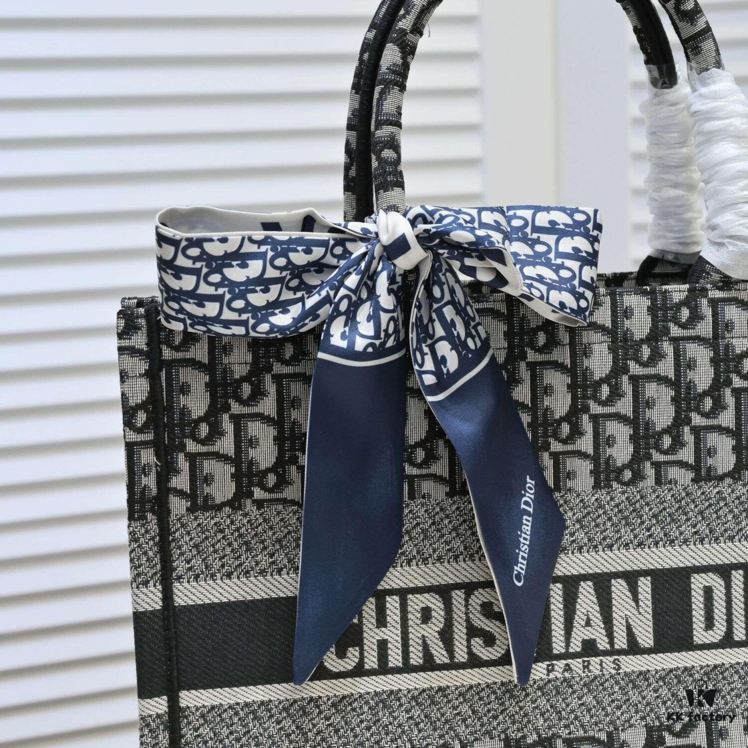 6930a5916e68136f4d9ac180 Dior Small Shopping Bag with Silk Scarf, Bound Edges, New Arrival from Dior Counter, Limited Edition, Celebrity Style
