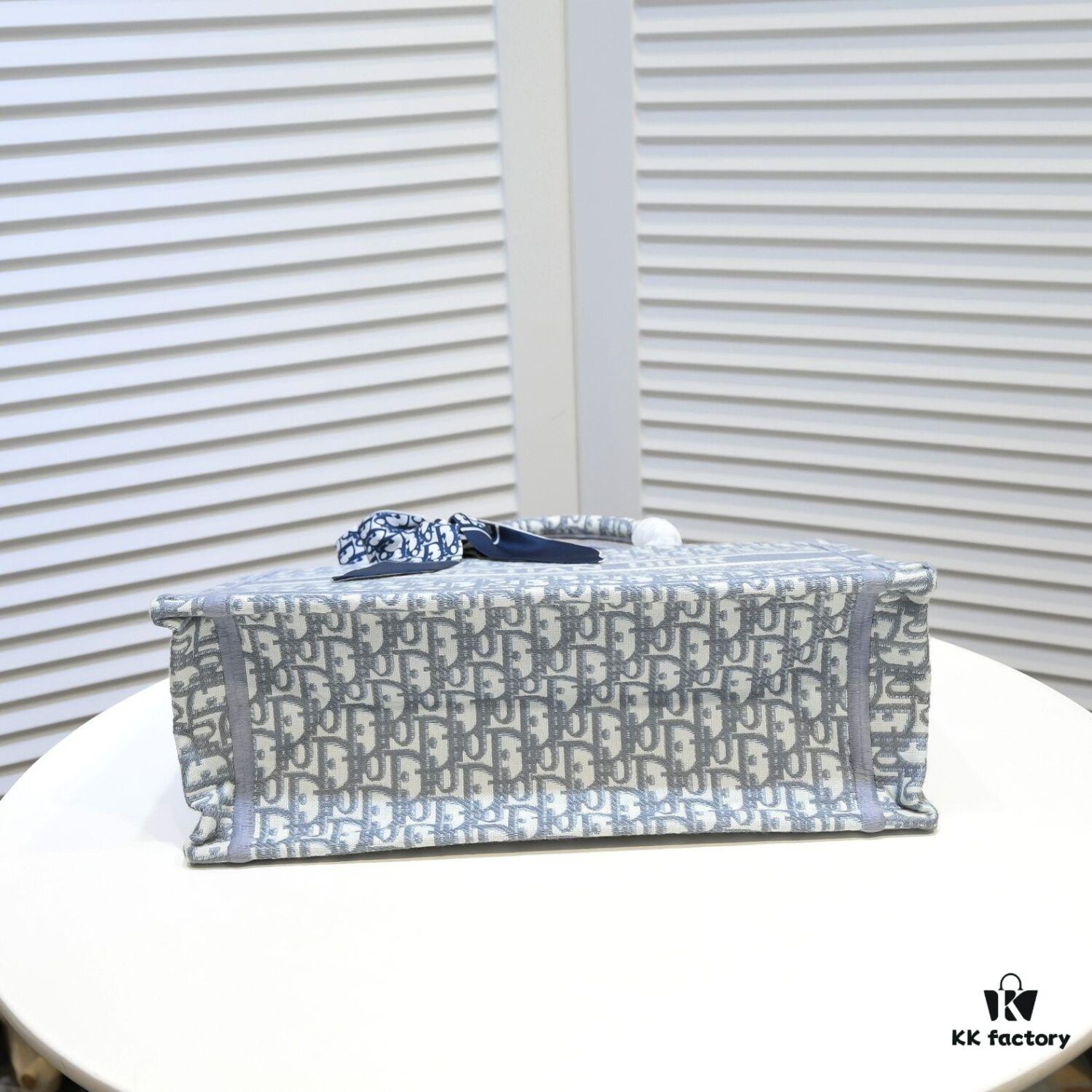 6930a5996e68136f4d9ac18c Dior Small Shopping Bag with Silk Scarf, Bound Edges, New Arrival from Dior Counter, Limited Edition, Celebrity Style