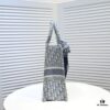 6930a5996e68136f4d9ac18d Dior Small Shopping Bag with Silk Scarf, Bound Edges, New Arrival from Dior Counter, Limited Edition, Celebrity Style
