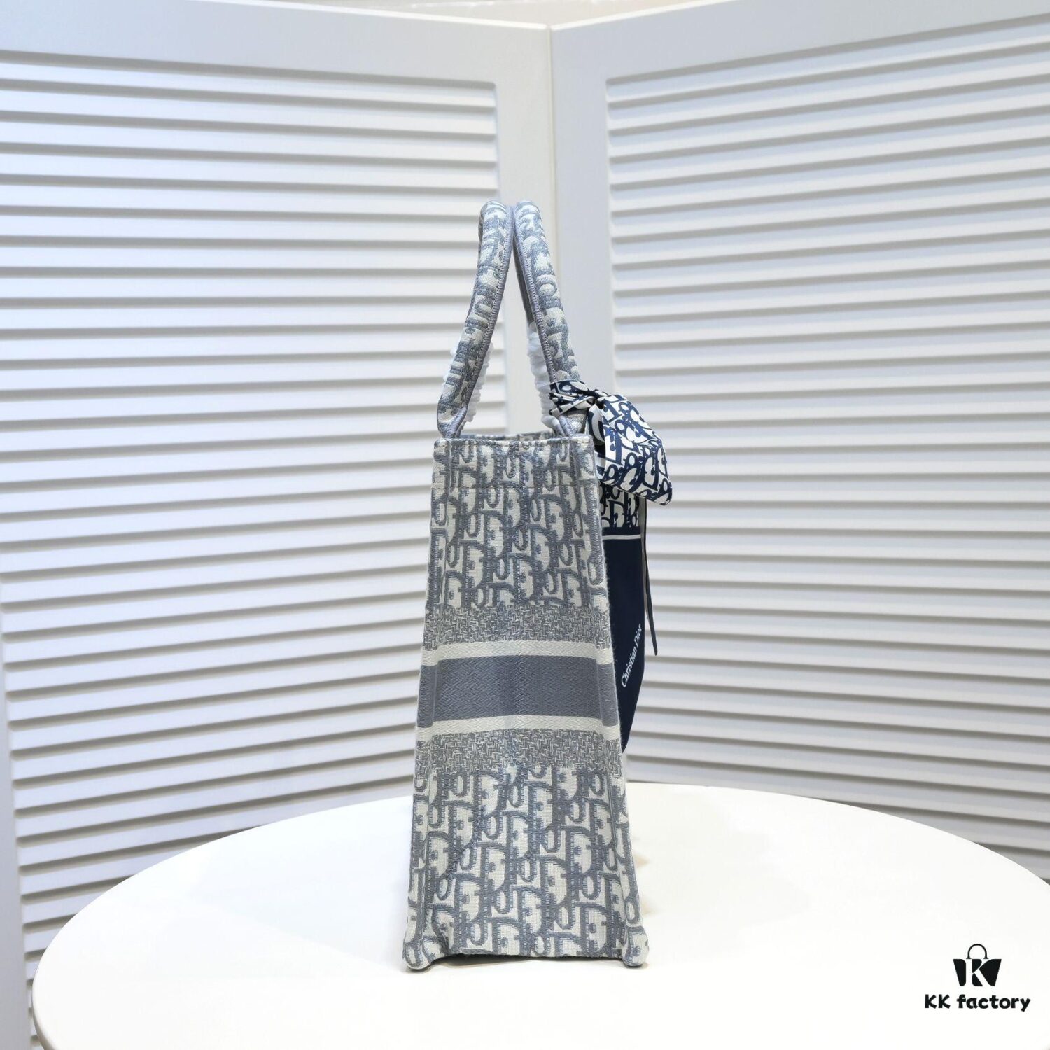 6930a5996e68136f4d9ac18d Dior Small Shopping Bag with Silk Scarf, Bound Edges, New Arrival from Dior Counter, Limited Edition, Celebrity Style