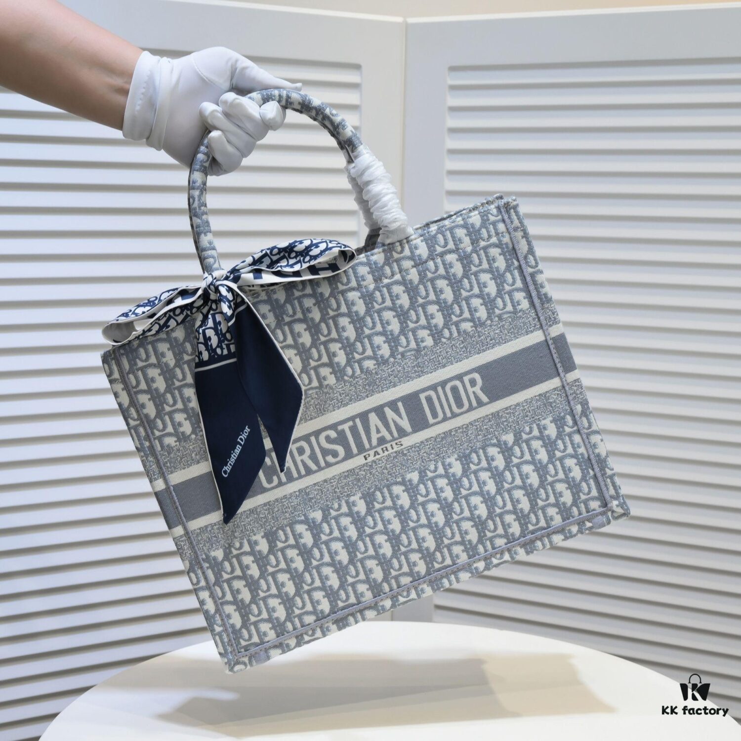 6930a59a6e68136f4d9ac190 Dior Small Shopping Bag with Silk Scarf, Bound Edges, New Arrival from Dior Counter, Limited Edition, Celebrity Style