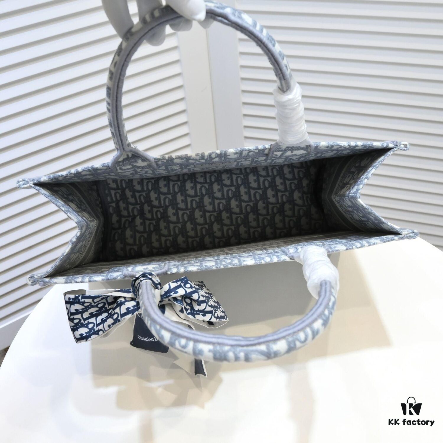 6930a59a6e68136f4d9ac191 Dior Small Shopping Bag with Silk Scarf, Bound Edges, New Arrival from Dior Counter, Limited Edition, Celebrity Style