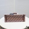 6930a5a46e68136f4d9ac19f Dior Small Shopping Bag with Silk Scarf, Bound Edges, New Arrival from Dior Counter, Limited Edition Worn by Celebrities, Stylish and Elegant, Imported Fabric, High-End Quality