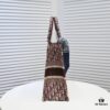 6930a5a46e68136f4d9ac1a0 Dior Small Shopping Bag with Silk Scarf, Bound Edges, New Arrival from Dior Counter, Limited Edition Worn by Celebrities, Stylish and Elegant, Imported Fabric, High-End Quality
