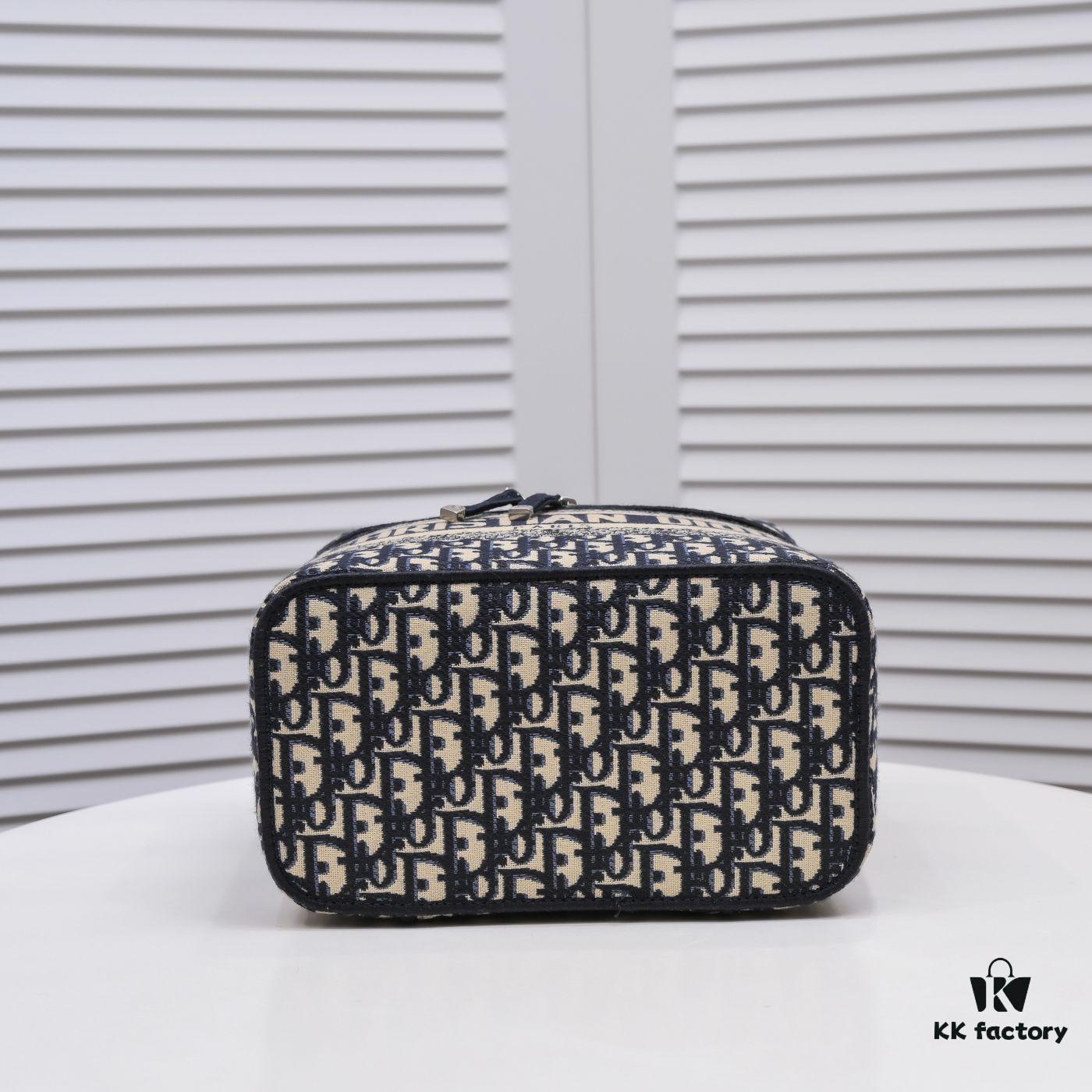 6930a5ba6e68136f4d9ac1ca Large DIOR Monogram Embroidery 2020 Hottest Makeup Bag - Extra Large Capacity for All Essentials, Perfect for Travel - 25 x 19.5 x 14 cm
