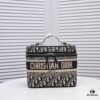 6930a5ba6e68136f4d9ac1cb Large DIOR Monogram Embroidery 2020 Hottest Makeup Bag - Extra Large Capacity for All Essentials, Perfect for Travel - 25 x 19.5 x 14 cm