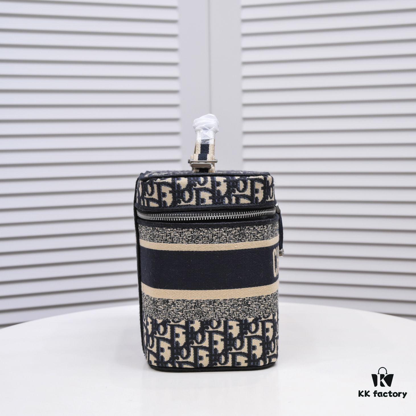 6930a5bb6e68136f4d9ac1ce Large DIOR Monogram Embroidery 2020 Hottest Makeup Bag - Extra Large Capacity for All Essentials, Perfect for Travel - 25 x 19.5 x 14 cm