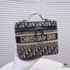 6930a5bd6e68136f4d9ac1cf Large DIOR Monogram Embroidery 2020 Hottest Makeup Bag - Extra Large Capacity for All Essentials, Perfect for Travel - 25 x 19.5 x 14 cm