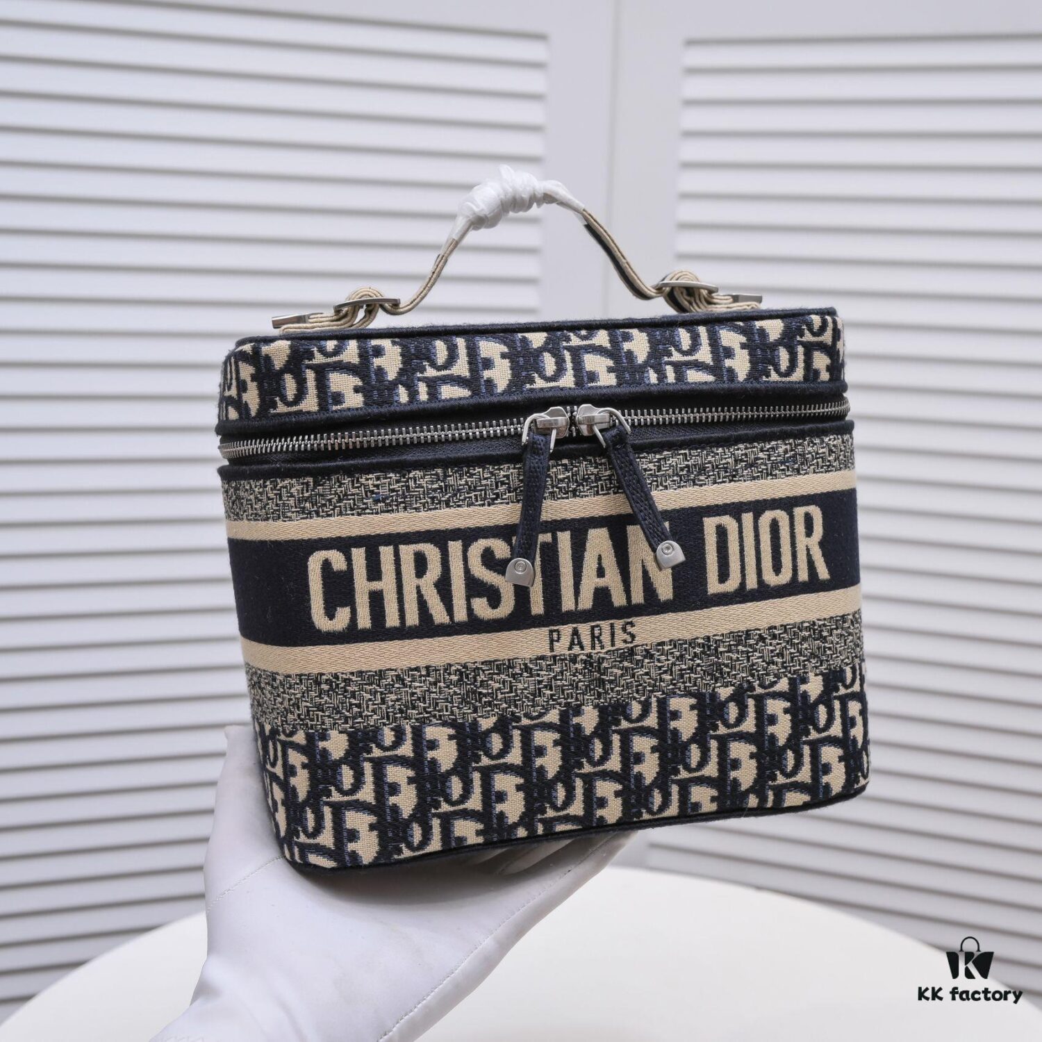 6930a5bd6e68136f4d9ac1cf Large DIOR Monogram Embroidery 2020 Hottest Makeup Bag - Extra Large Capacity for All Essentials, Perfect for Travel - 25 x 19.5 x 14 cm