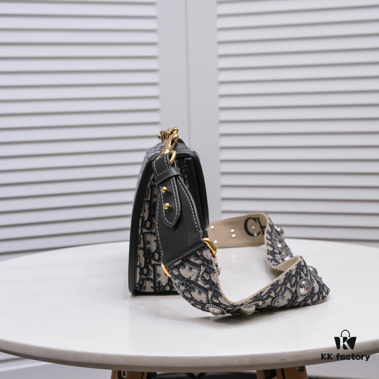 6930a5bf6e68136f4d9ac1d4 Shoulder Strap Style 🔥🔥‼ Original Design Development! No Detail Overlooked... DIOR OBLIQUE Flap Top-Handle Mini Bag, Signature Canvas with Smooth Calfskin Trim, Vintage Gold-Tone Metal Lock Closure, Detachable Chain Strap with 'CD' Logo in Vintage Gold-Tone Metal, Can Be Carried as a Shoulder or Crossbody Bag