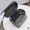 6930a5bf6e68136f4d9ac1d5 Large DIOR Monogram Embroidery 2020 Hottest Makeup Bag - Extra Large Capacity for All Essentials, Perfect for Travel - 25 x 19.5 x 14 cm