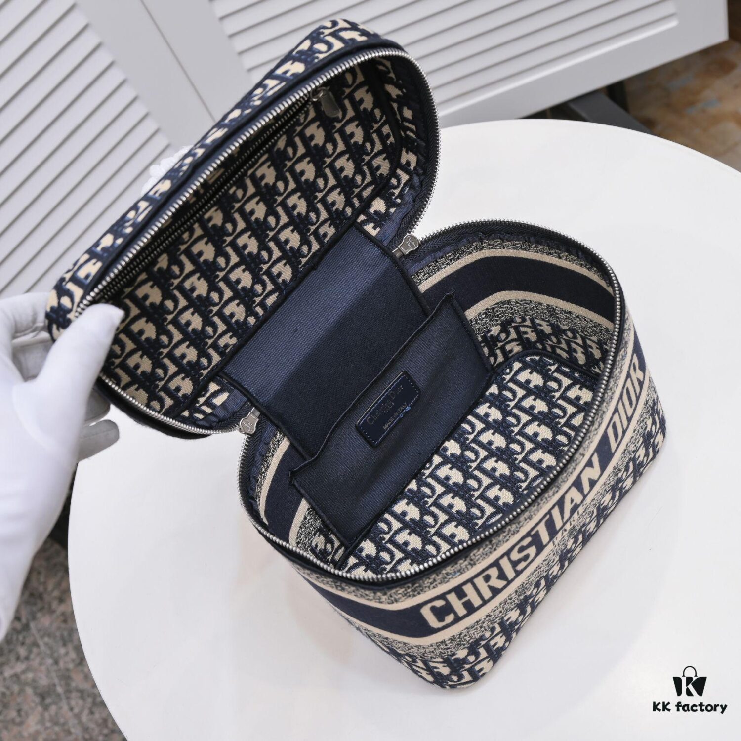 6930a5bf6e68136f4d9ac1d5 Large DIOR Monogram Embroidery 2020 Hottest Makeup Bag - Extra Large Capacity for All Essentials, Perfect for Travel - 25 x 19.5 x 14 cm