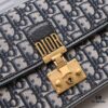 6930a5c56e68136f4d9ac1e0 DIOR OBLIQUE Flap Handheld Bag with Chain Detail