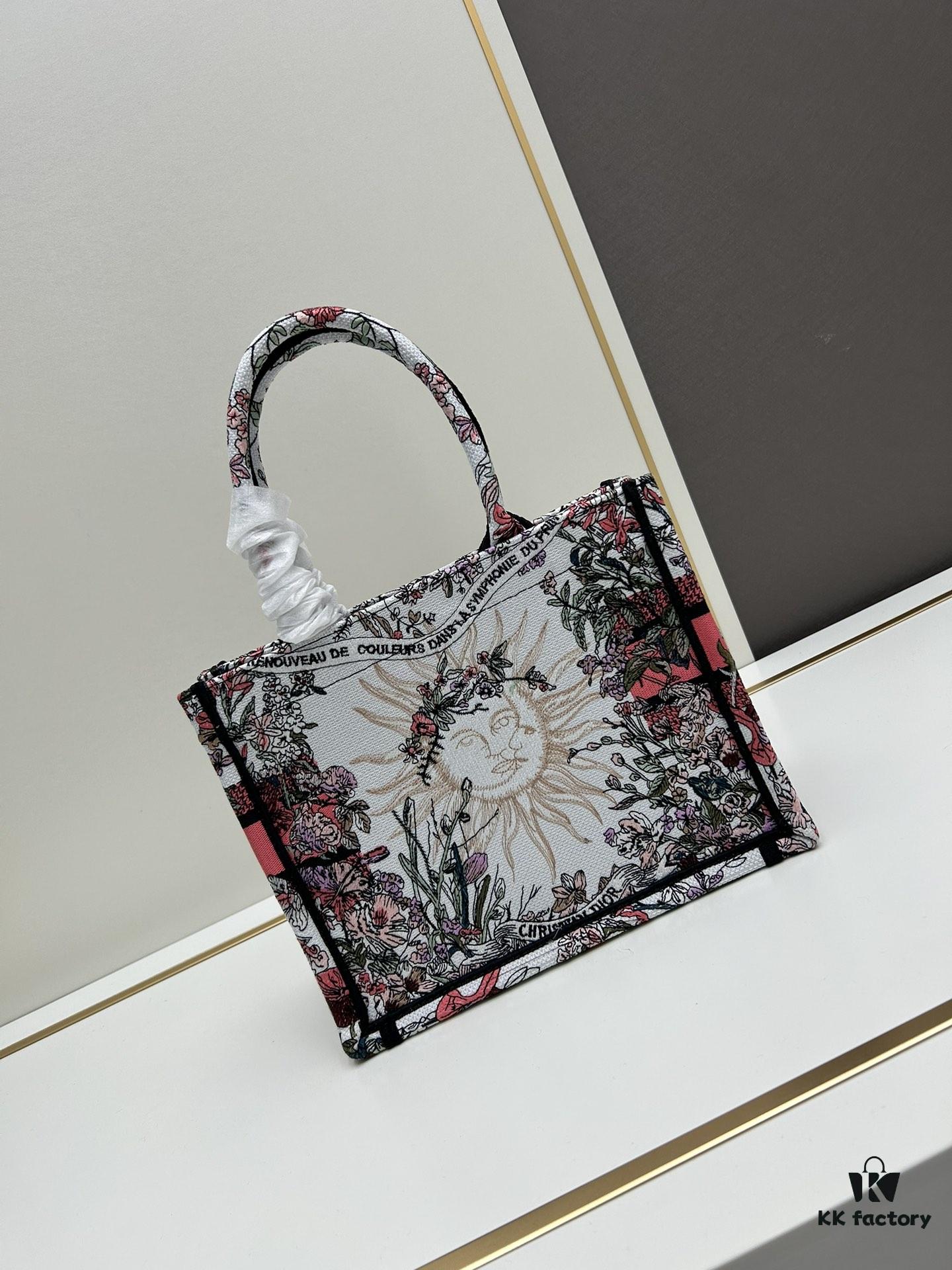 6930a5f26e68136f4d9ac233 Book Tote Bag with Embroidered Small Size 26.5cm