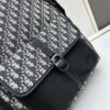 Dior 8 Backpack in Beige and Black Oblique Print