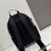 Dior 8 Backpack in Beige and Black Oblique Print
