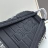 Dior 8 Backpack in Beige and Black Oblique Print